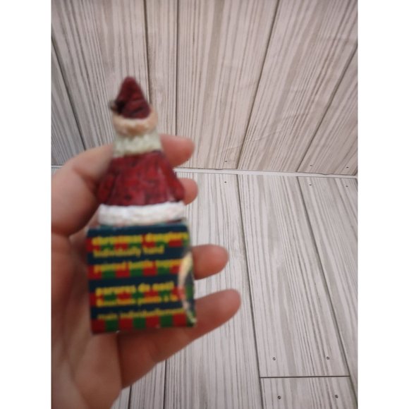 Christmas Danglers Santa Bottle Topper Stoppers Cork Dangling Legs - Picture 3 of 5